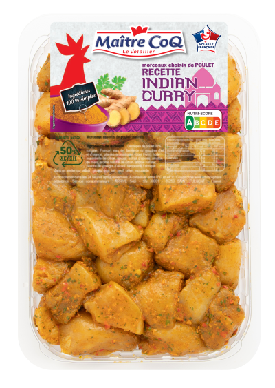 Cubes indian curry