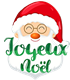 Pngtree christmas lettering lovely santa claus png image 109827