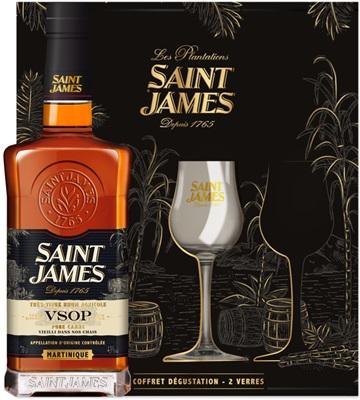 Sj rhum vsop coffret 2 verres